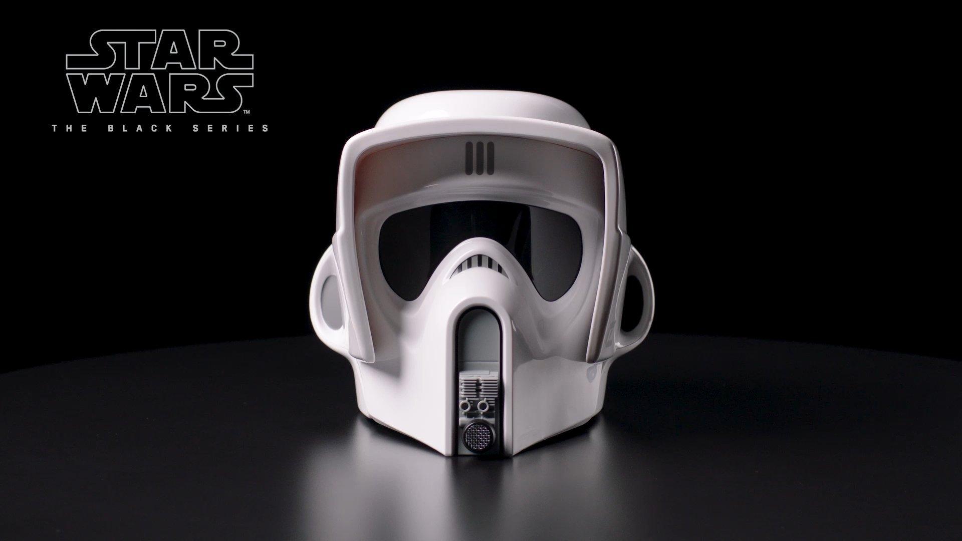 STAR WARS The Black Series Scout Trooper Premium Helmet