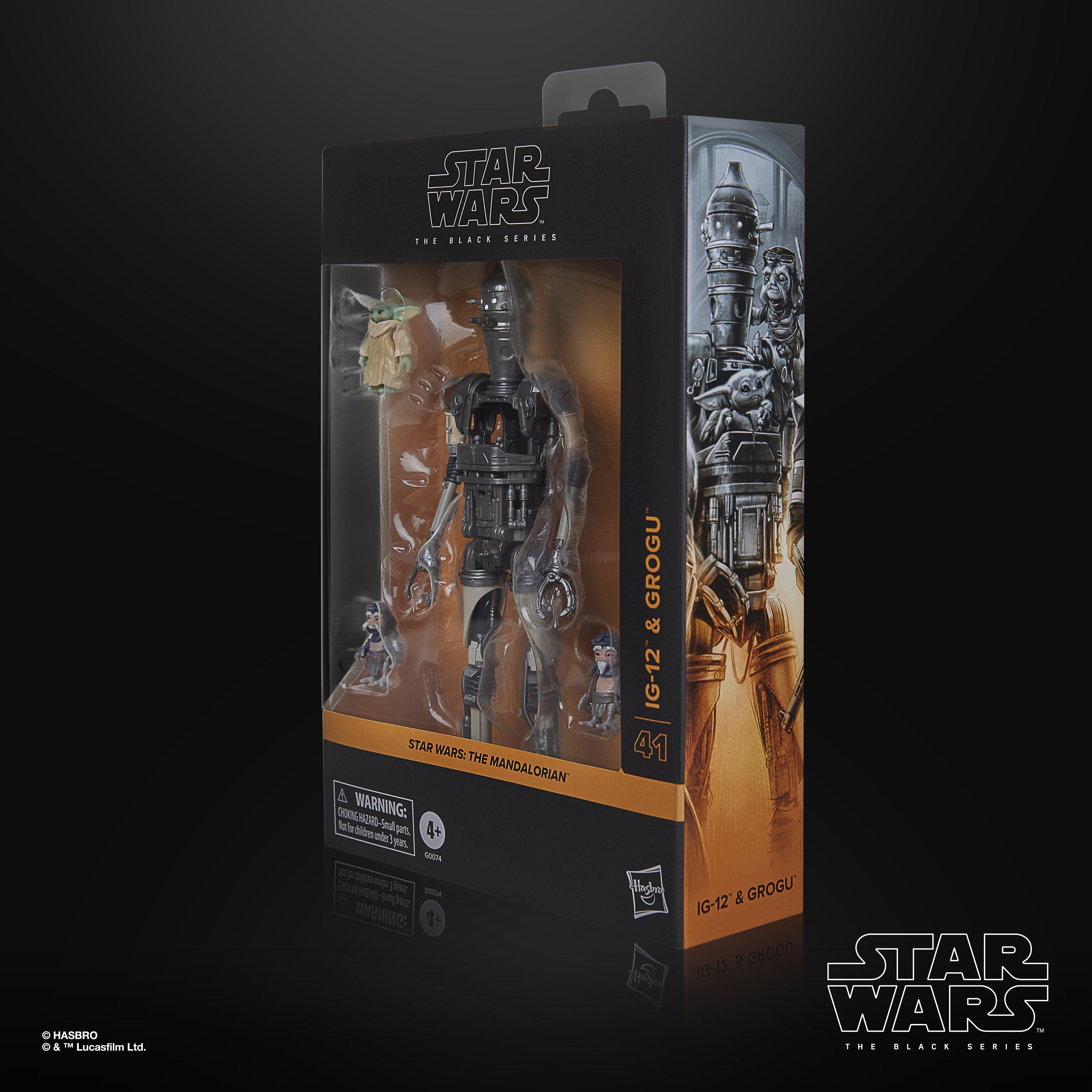 STAR WARS The Black Series Deluxe IG-12 & Grogu