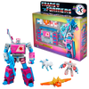 Transformers Jem and the Holograms Autobot Blaster & KP Glit, KP Sundor, and KP Rosanna